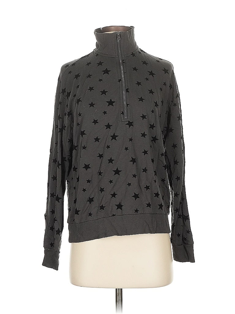 Pre-owned Lou & Grey Pullover Sweater In Black