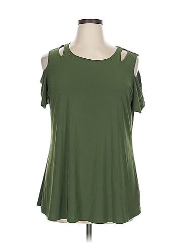 NY Collection Short Sleeve Top (view 1)