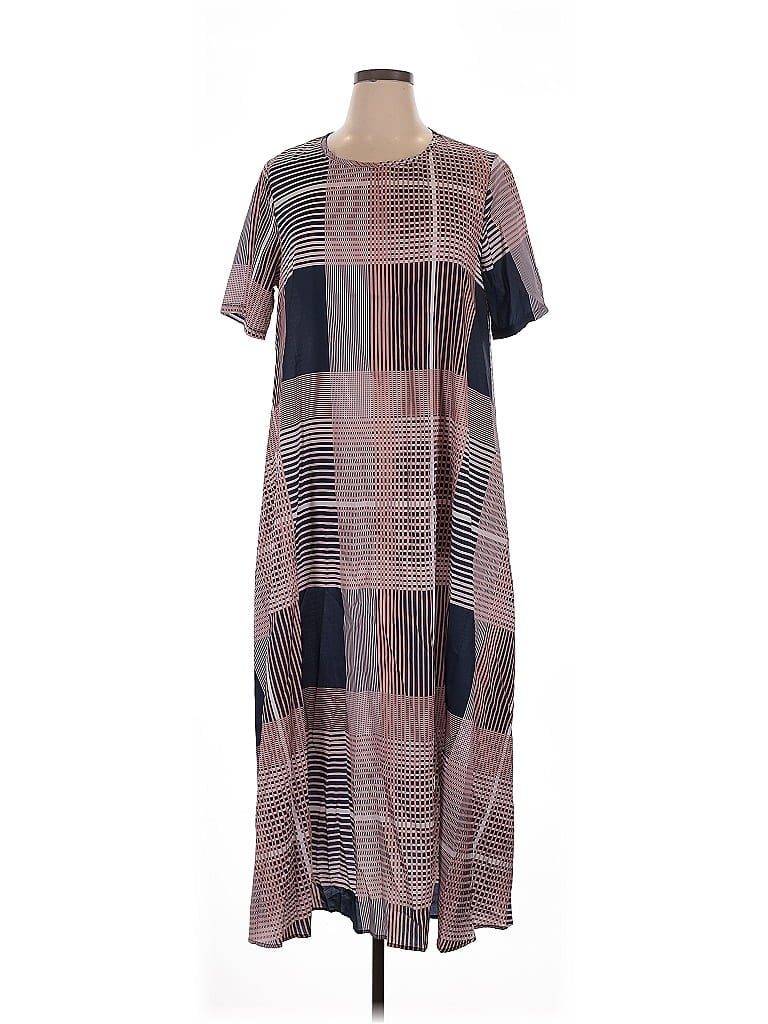 Pre-owned Shein Casual Dress In Brown