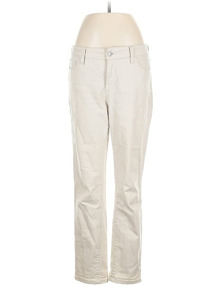 Pre-owned Nydj Casual Pants In White