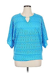 Jm Collection Short Sleeve Blouse