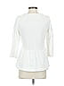 Amadi White Ivory 3/4 Sleeve Top Size S - photo 2