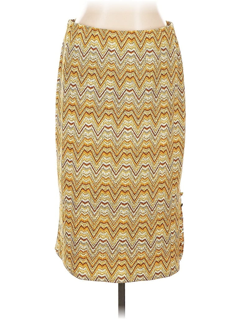 Pre-owned Massini Casual Skirt In Yellow