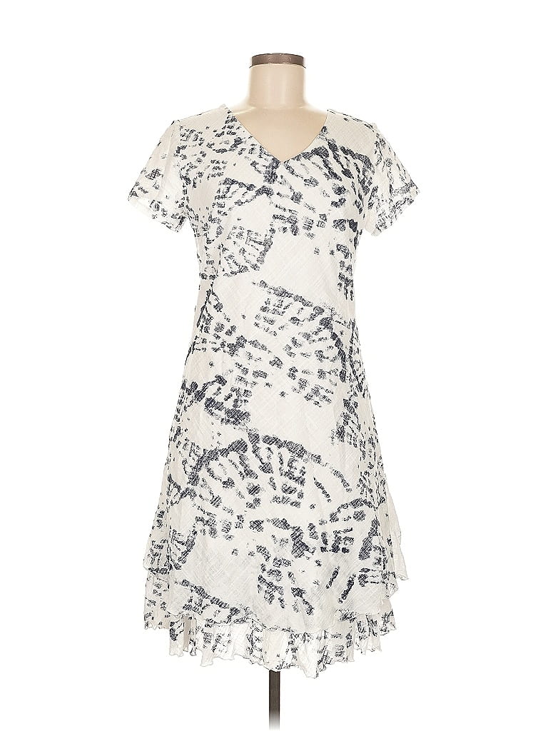 Pre-owned Charlie Casual Dress In White