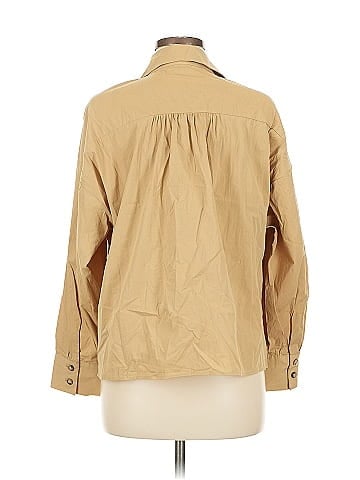 Zara 3/4 Sleeve Button-Down Shirt (view 2)