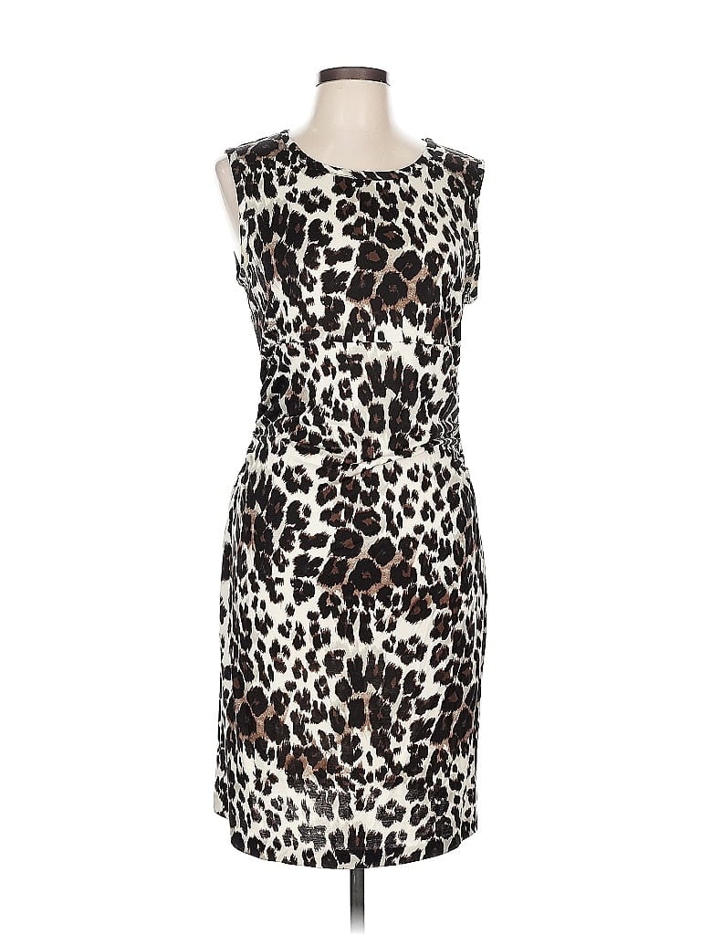 Pre-owned Diane Von Furstenberg Cocktail Dress In Brown