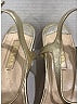 Prada 100% Leather Tan Silver Chain Link Gold Wedges Size EU 39 - photo 6