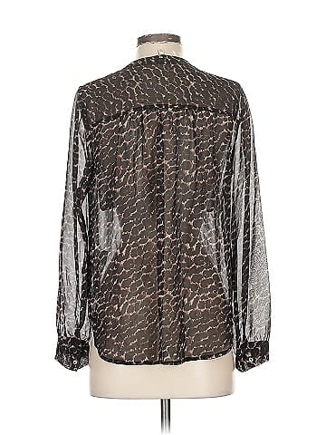 Joie Long Sleeve Silk Top (view 2)