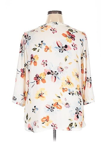 Rose + Olive 3/4 Sleeve Blouse (view 2)