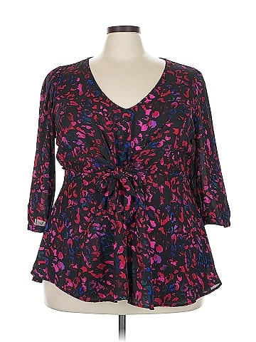 Torrid 3/4 Sleeve Blouse (view 1)