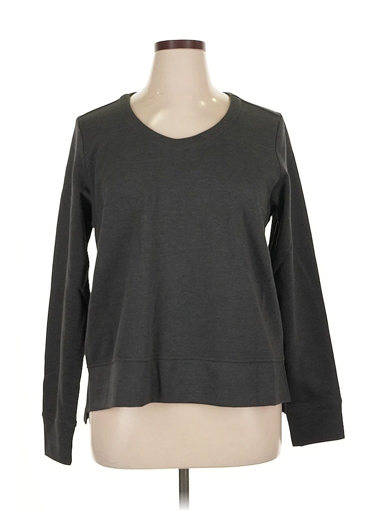 Pre-owned Devon & Jones Pullover Sweater In Gray