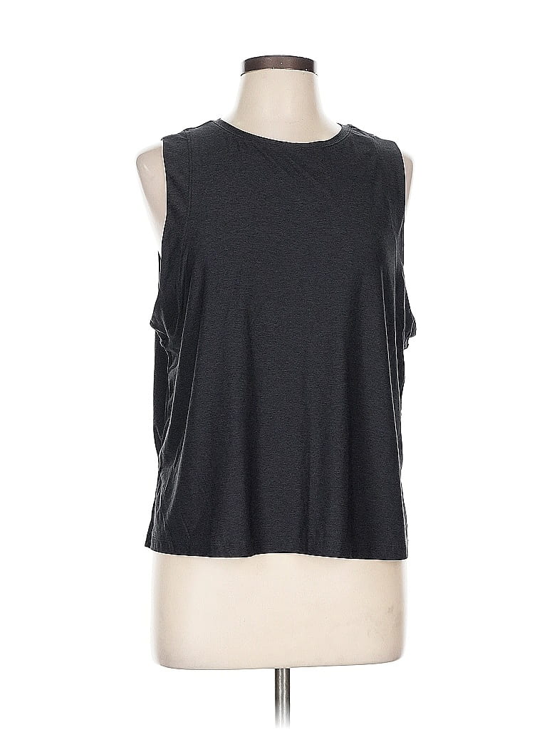 Pre-owned Active By Old Navy Sleeveless T-shirt In Gray