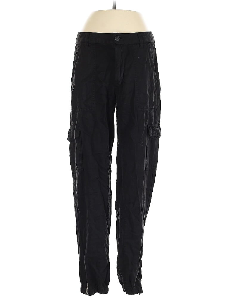 Pre-owned Guess Cargo Pants In Black