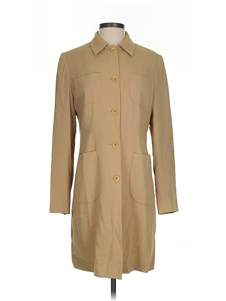 Pre-owned Louben Trenchcoat In Brown