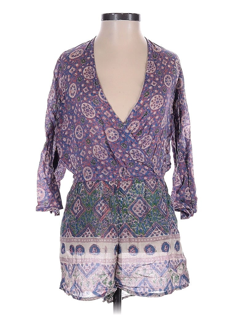 Pre-owned Rvca Romper In Purple