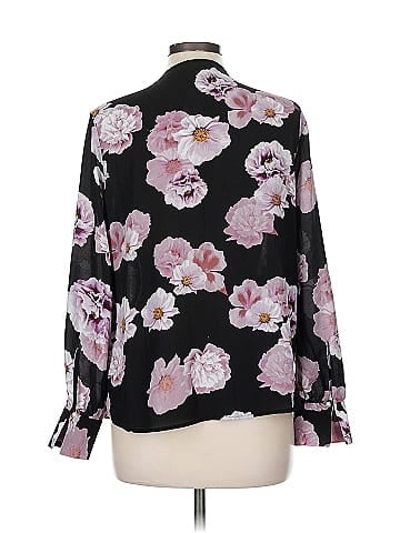 Karl Lagerfeld Paris Long Sleeve Blouse (view 2)