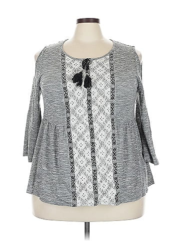 Style&Co 3/4 Sleeve T-Shirt (view 1)