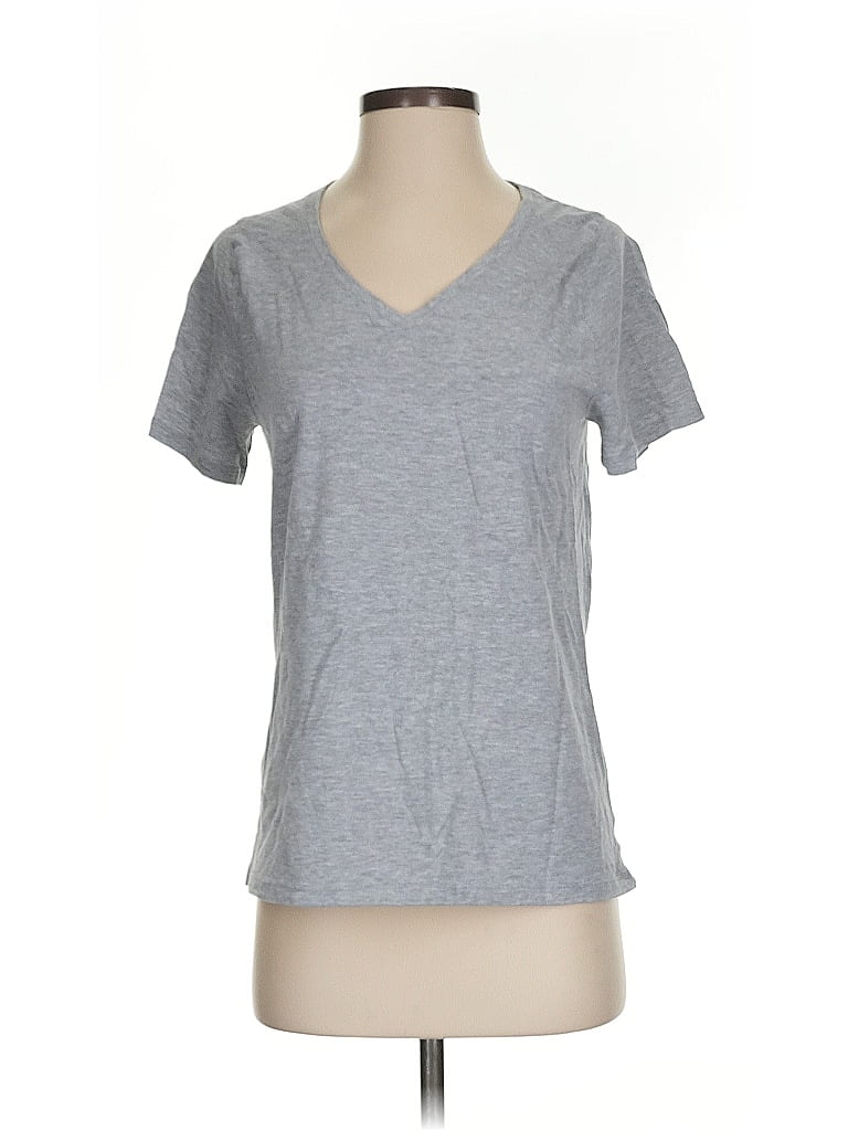 Hanes Gray Short Sleeve T-Shirt Size S - photo 1