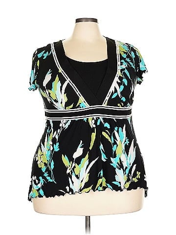 Notations Short Sleeve Blouse (view 1)