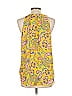 Akira 100% Polyester Yellow Sleeveless Blouse Size L - photo 2