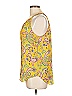 Akira 100% Polyester Yellow Sleeveless Blouse Size L - photo 4