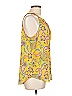 Akira 100% Polyester Yellow Sleeveless Blouse Size L - photo 3