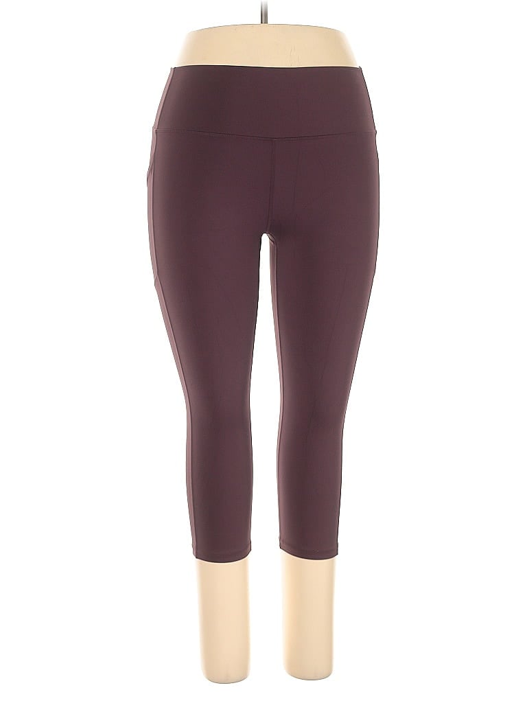 Pre-owned Zyia Active Active Pants In Purple