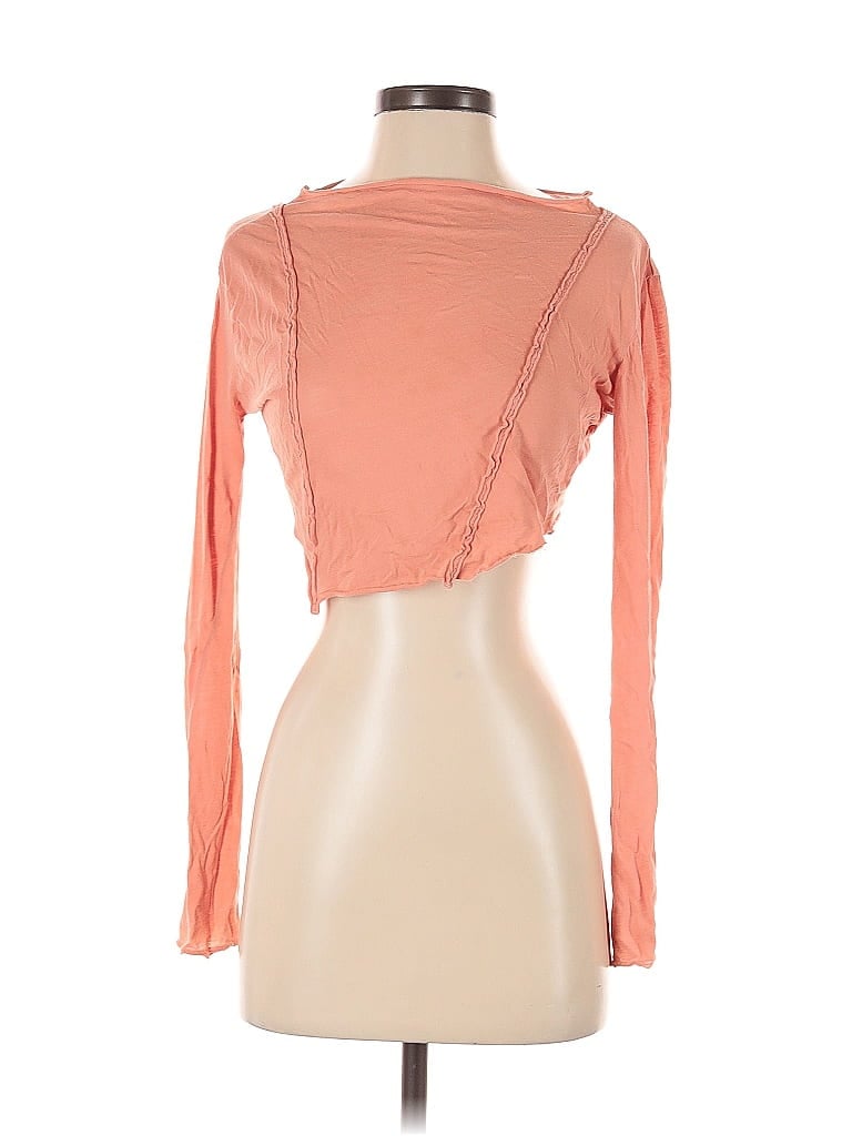 Pre-owned Out From Under Long Sleeve T-shirt In Orange