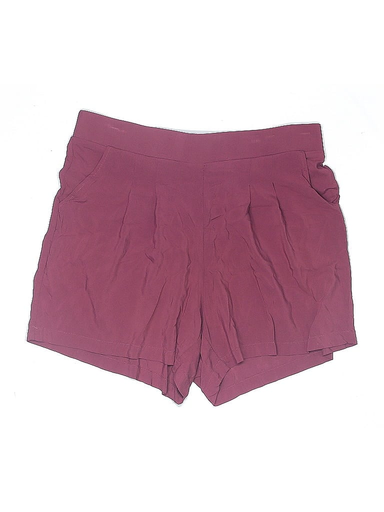 Pre-owned Torrid Shorts In Burgundy