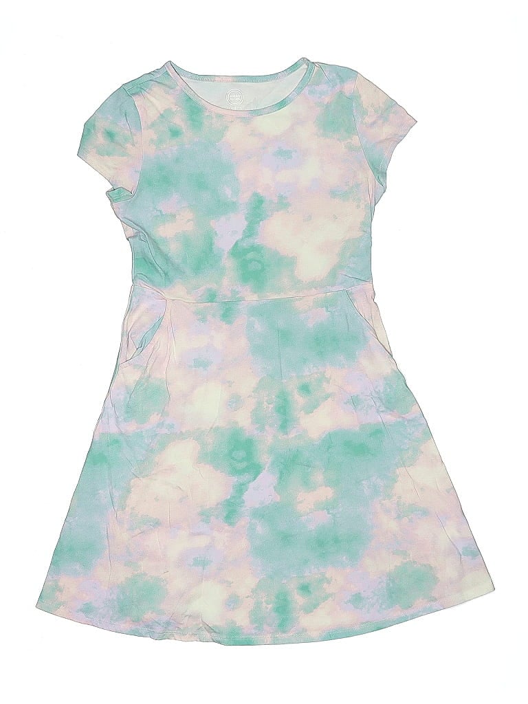 Pre-owned Wonder Nation Kids' Dress In Blue