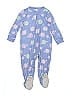 Carter's 100% Polyester Print Blue Long Sleeve Onesie Size 2T - photo 1