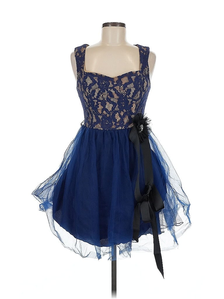 Pre-owned City Triangles Cocktail Dress In Blue