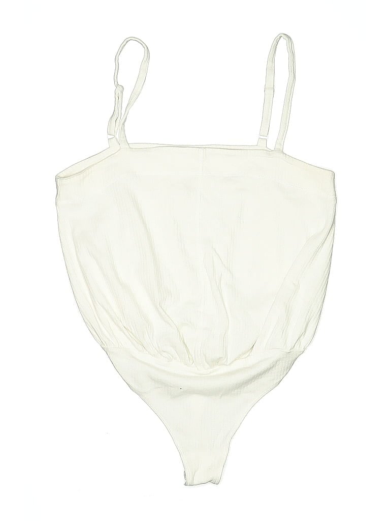 Pre-owned Intimately By Free People Bodysuit In White