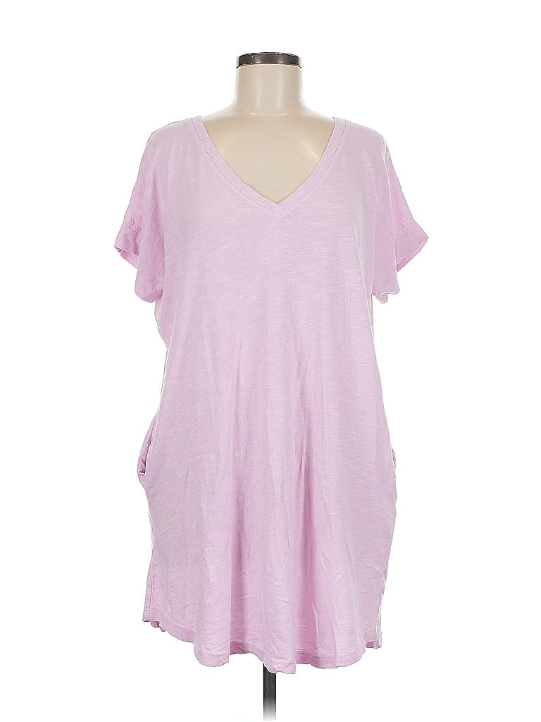 Pre-owned Allen Allen Casual Dress In Pink