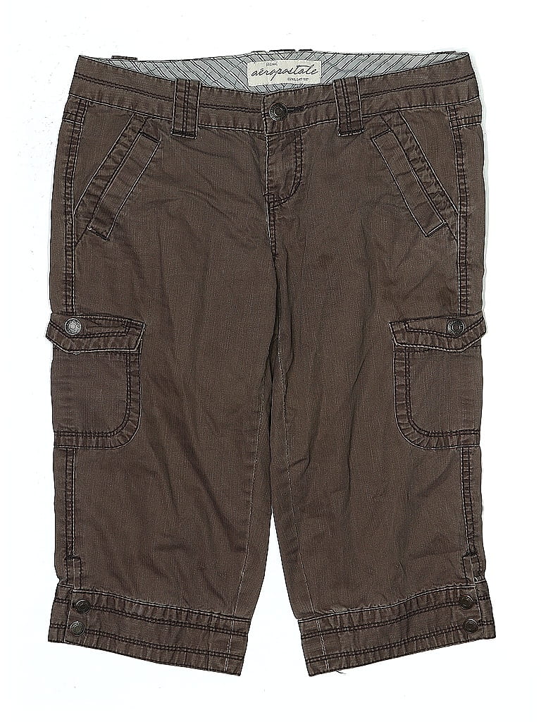 Pre-owned Aéropostale Cargo Shorts In Brown