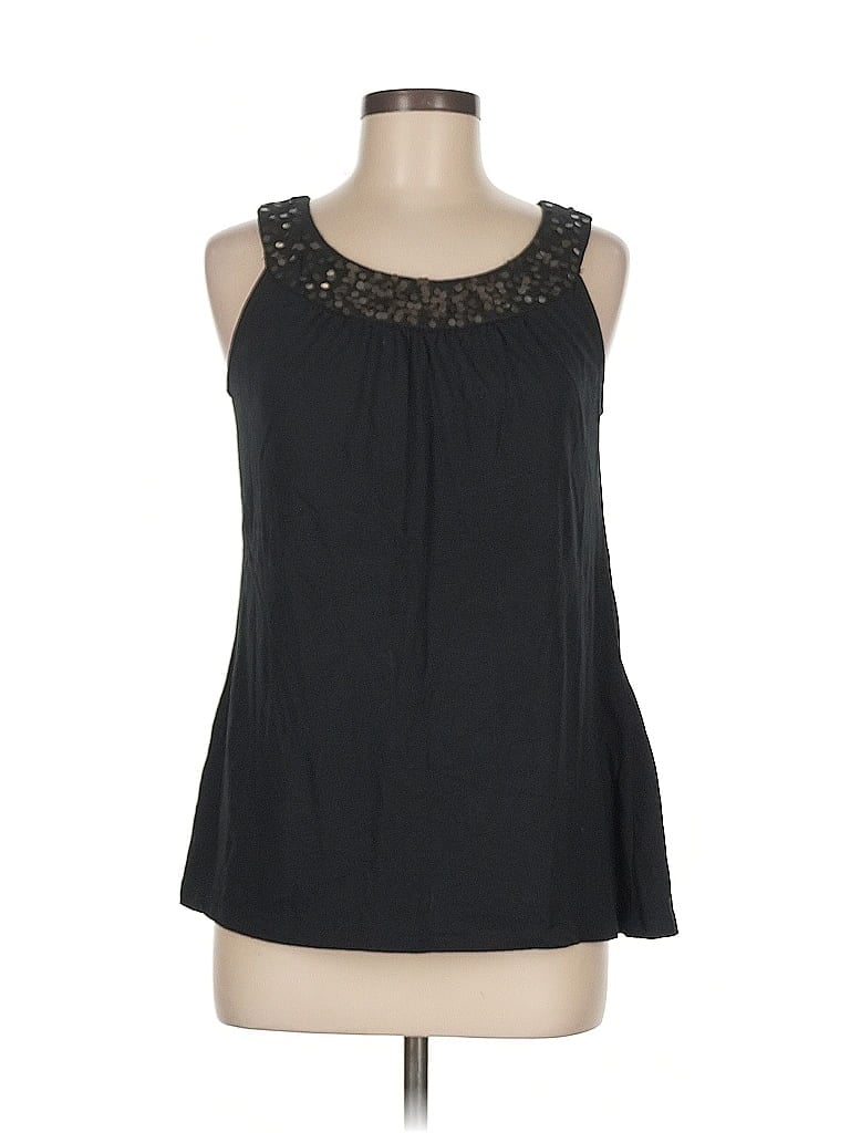 Pre-owned Mossimo Sleeveless Blouse In Black