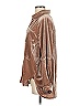 Easel 100% Polyester Metallic Brown Long Sleeve Blouse Size S - photo 4
