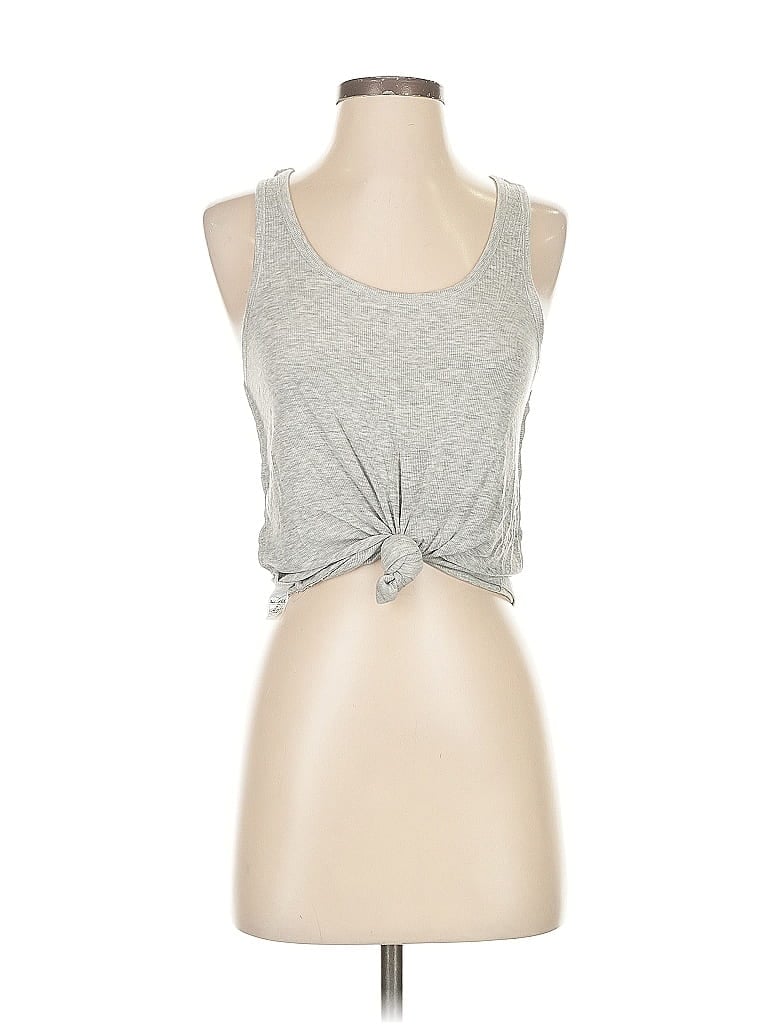 Pre-owned Offline By Aerie Sleeveless Top Gray Halter Neckline Tops