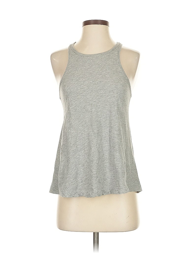 Pre-owned Roxy Tank Top Gray Halter Neckline Tops