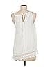 Soho JEANS NEW YORK & COMPANY 100% Polyester White Sleeveless Blouse Size M - photo 2