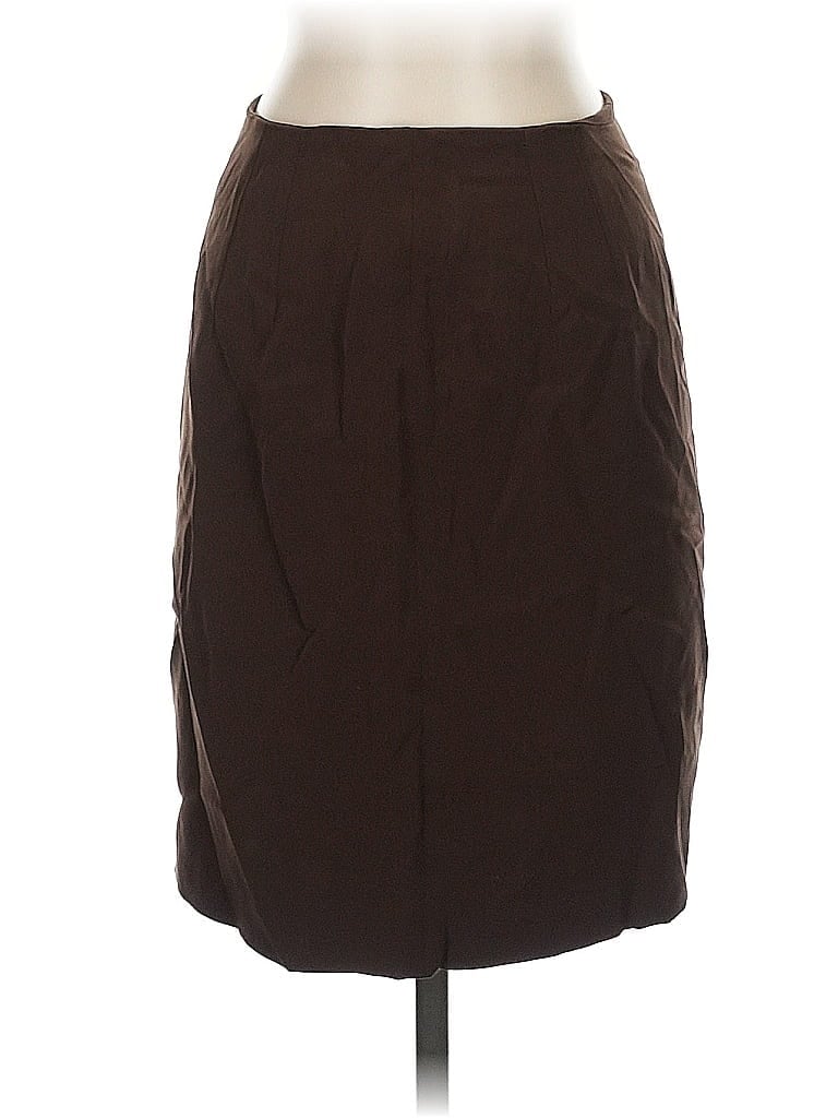 Pre-owned Unbranded Formal Skirt In Brown