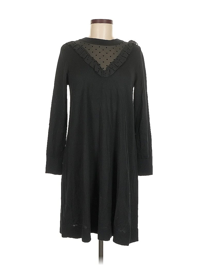 Pre-owned Ann Taylor Loft Casual Dress In Black