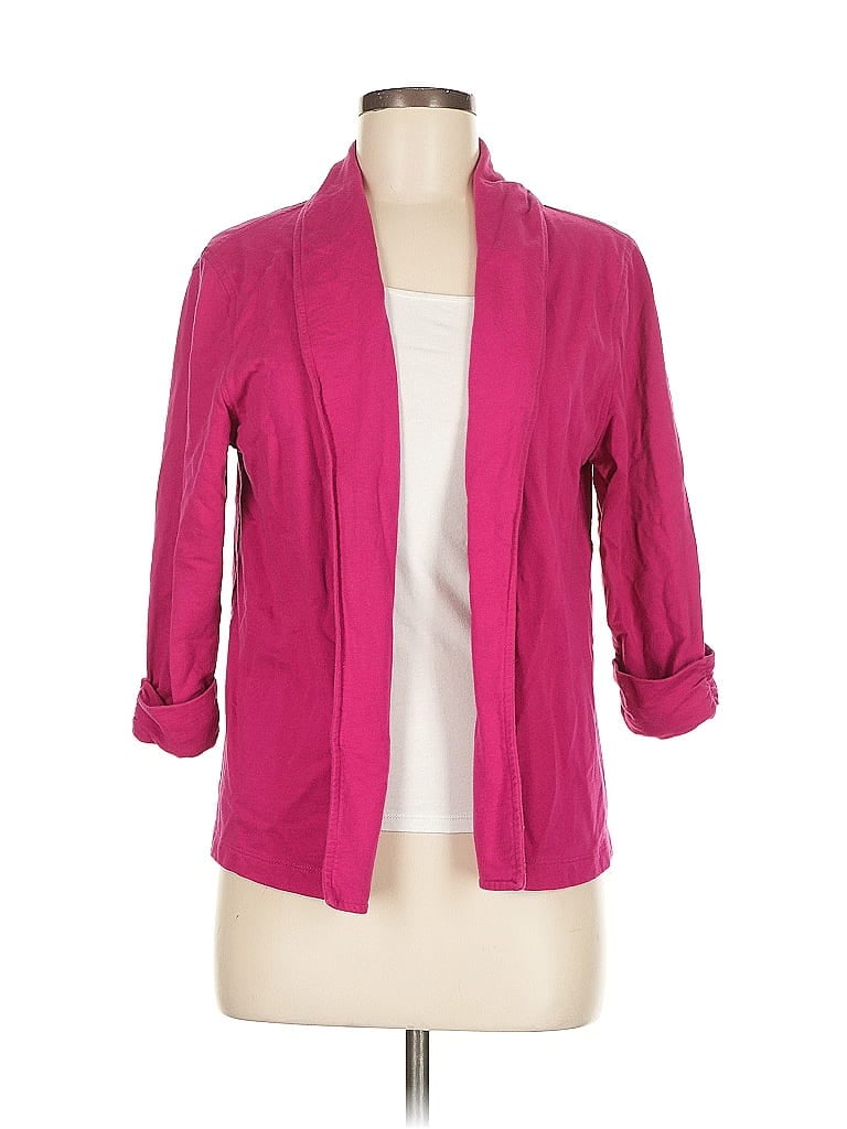 Pre-owned Talbots Outlet Blazer Jacket In Pink