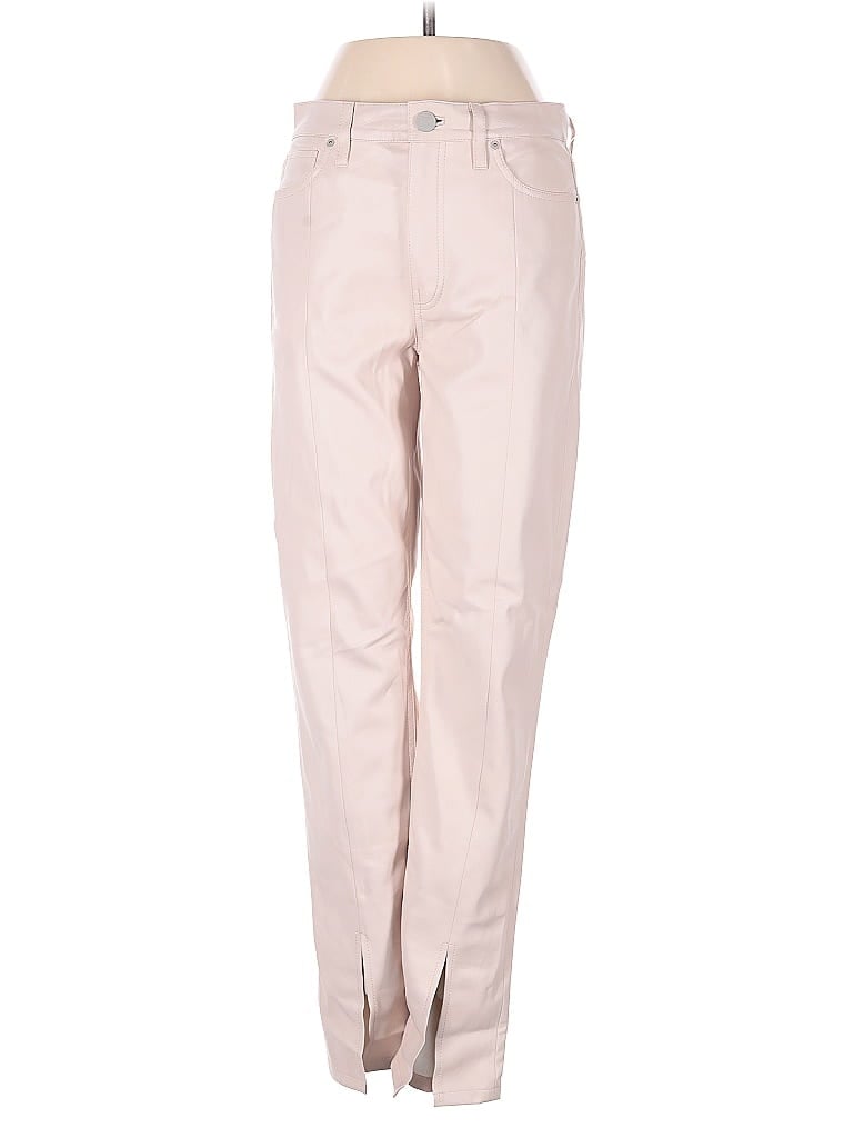 Pre-owned Hudson Leather Pants In Brown