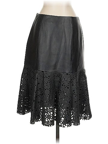 Carlisle Faux Leather Skirt (view 2)