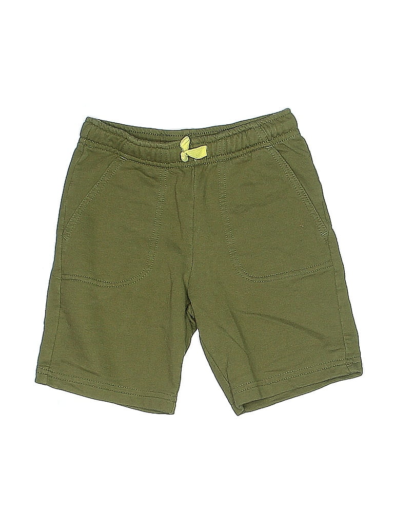 Pre-owned Cat & Jack Kids' Khaki Shorts In Green