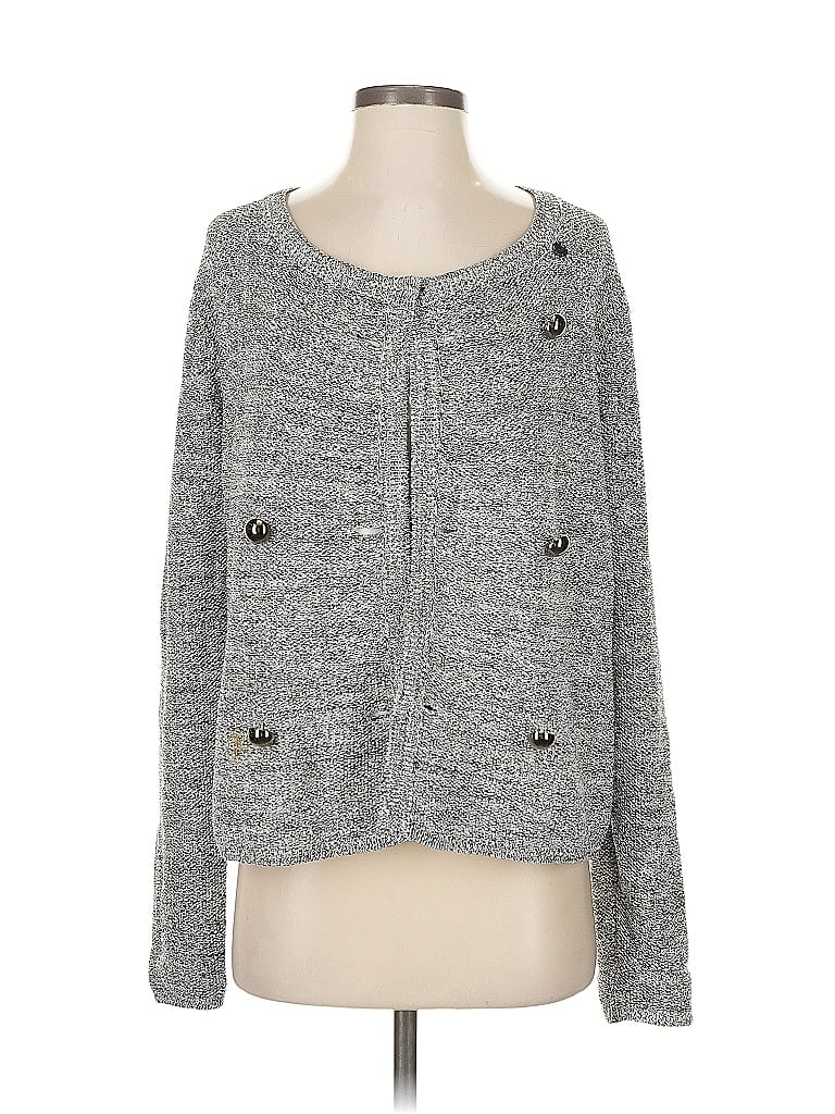 White + Warren Gray Black Cardigan Size S (estimated) - photo 1