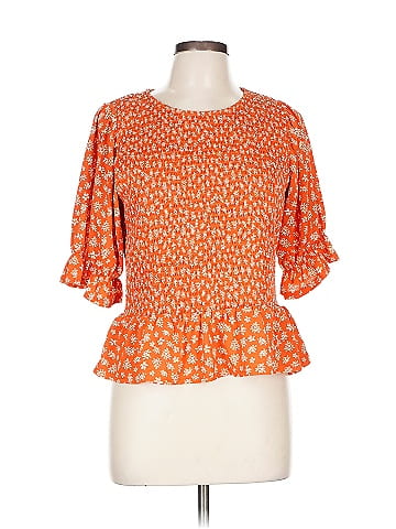 MELLODAY Short Sleeve Blouse (view 1)