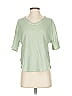 Unbranded 100% Polyester Green Short Sleeve Top Size S - photo 1