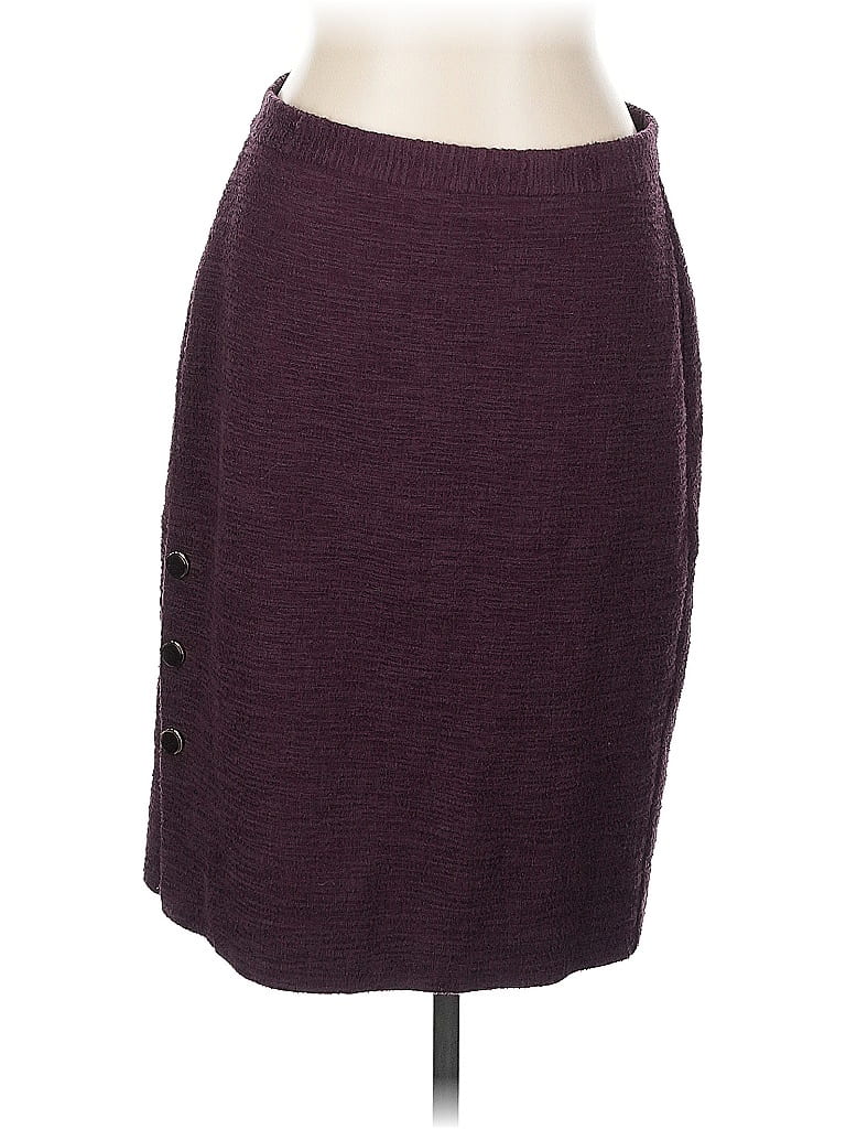 ANN TAYLOR Pre-owned Casual Skirt In Burgundy